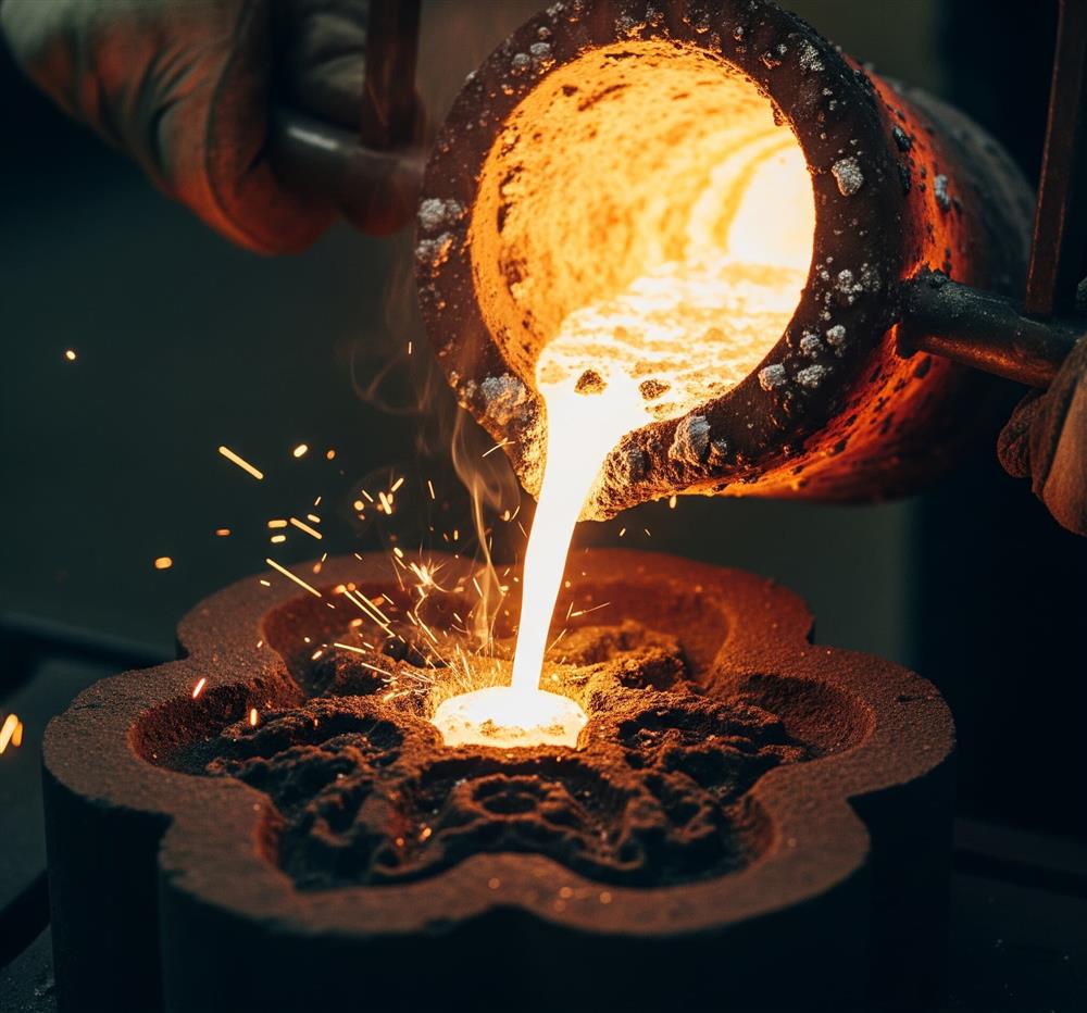 Rót nhôm nóng chảy